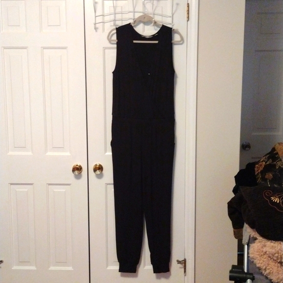 Givliana Pants - Givilana Elegant Jumpsuit size L,Black